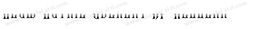 Glow Gothic Overlay BF Regular字体转换